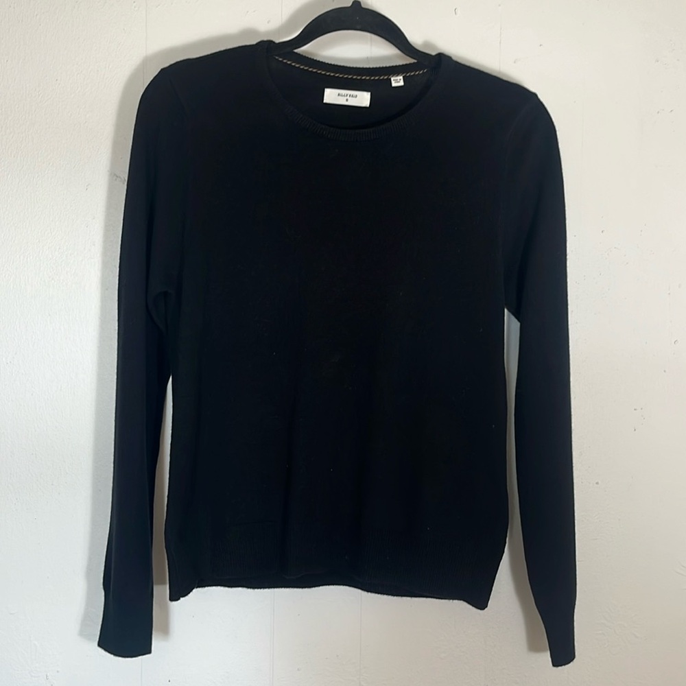 Billy Reid Small Black Wool Sweater